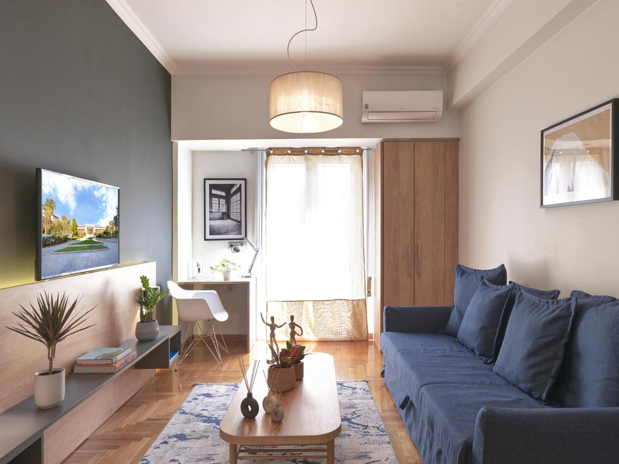 Apartmán Modern Haven Near Archaeological Museum Atény Exteriér fotografie