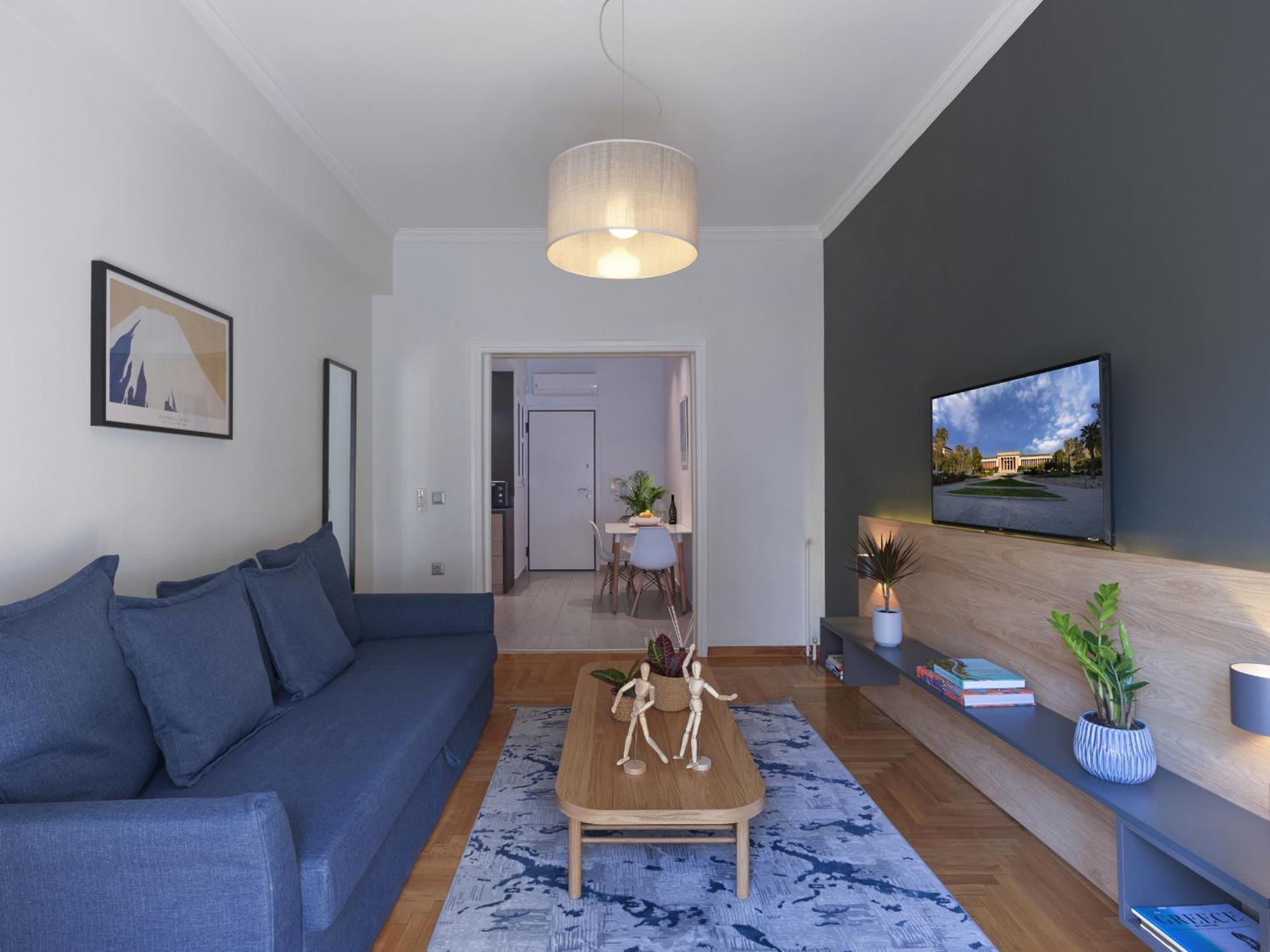 Apartmán Modern Haven Near Archaeological Museum Atény Exteriér fotografie